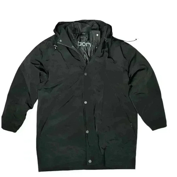 Men's Claiborn Downfill Blend Double Jacket Black Size Medium NWOT - Picture 1 of 16